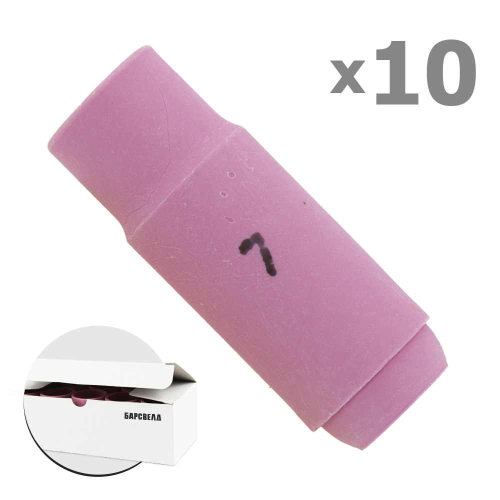 Сопло керамическое SR 17/18/26 стандартное №7 ф 11,0 мм, L=47 мм (B401P170910|B10N47)